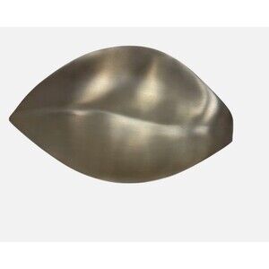 Nambe Eco MT0849 2015 Nut Bowl   Leaf Shape Aluminum Modernist
